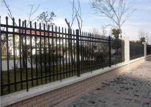 China Welded 2400X1500mm Tubular Steel Fence For Motorways wholesale