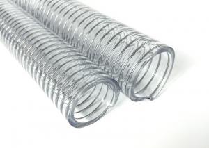 High Pressure PVC Steel Wire Hose / Wire Reinforced Suction Hose UV Chemical Resistant