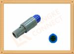 4 Pin Circular Connector Plastic Male Plug Gray Color Plastic Circular