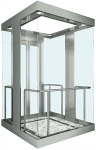 China Square Observation Elevator Fuji VVVF AC Drive Glass Sightseeing Elevator wholesale