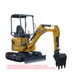 Walking Crawler Wheeled Excavator XE15U Maximum Digging Depth 2290mm 1.7 Tons