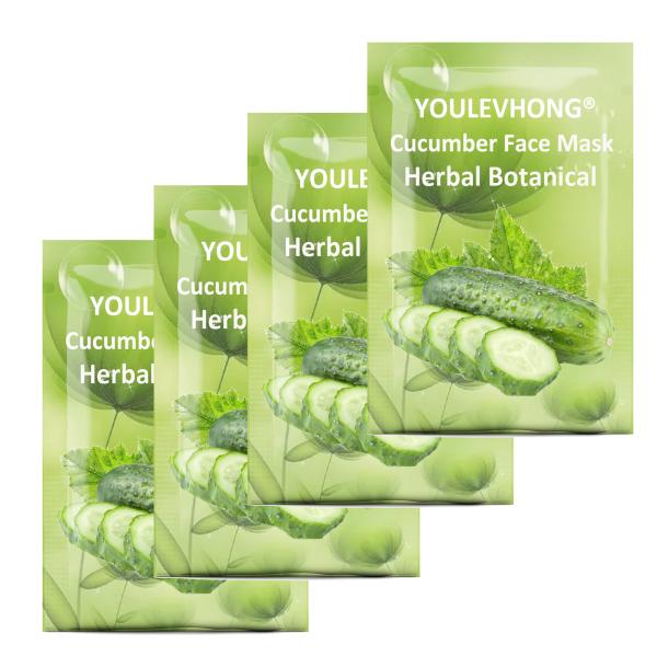 Hydrating Refreshing Brightening Cucumber Face Mask Sheet Cruelty Free Fragrance