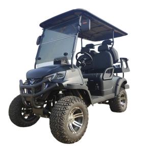 China Limo Buggy 4-seater Electric golf cart 2+2 R12 3.5kw battery off road driving range 100km wholesale