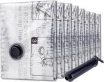 SUOCO 8 MEDIUM VACUUM STORAGE BAGS, SPACE SAVER BAGS WITH TRAVEL HAND PUMP,