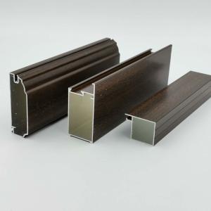 China Israel 6063 T5 Custom Aluminium Cabinet Door Profiles 1.2mm Thick Powder Coated wholesale