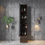 Corner Bar Wine Glass Display Cabinet