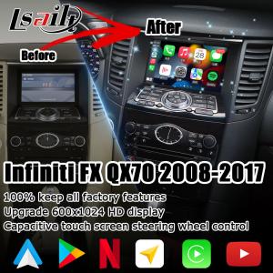 China INFINITI QX70 FX35 FX37 HD screen upgrade wireless carplay android auto IT06 wholesale