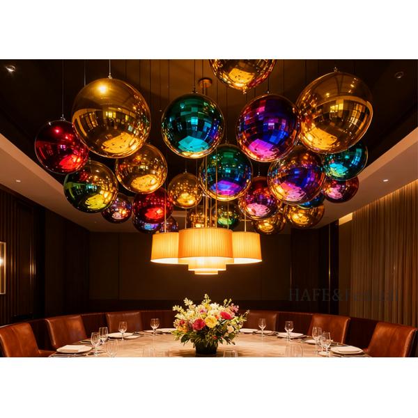 Customizable PVC Inflatable Mirror Balloons For DJ Parties Festive Christmas Celebrations