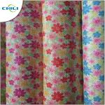 Shoes Printed Faux Leather Fabric , Leatherette Upholstery Fabric Easy Cleaning