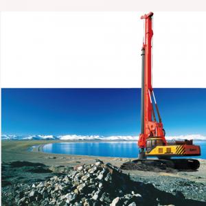 China Red Pile Drilling Machine , Portable Full Hydraulic Rotary Drilling Rig SANY SR250 SR Series on sale