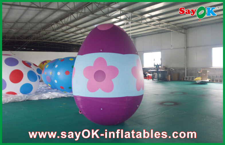 6m Inflatable Holiday Decorations Pvc Easter Egg Advertising Party Inflatable Eggs For Stage Props