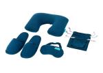 Simple Airplane Travel Kits Inflatable Neck Pillow Eye Mask Closed toe Slippers