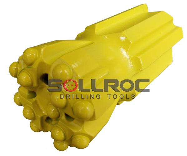 T38 T45 T51 Button Bits Rock Drill Bits Borehole Drilling Tools In Yellow