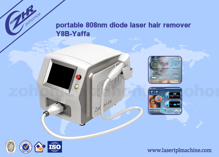 Portable Painless Diode Hair Removal Machine 755nm 1064nm 808nm Permanent