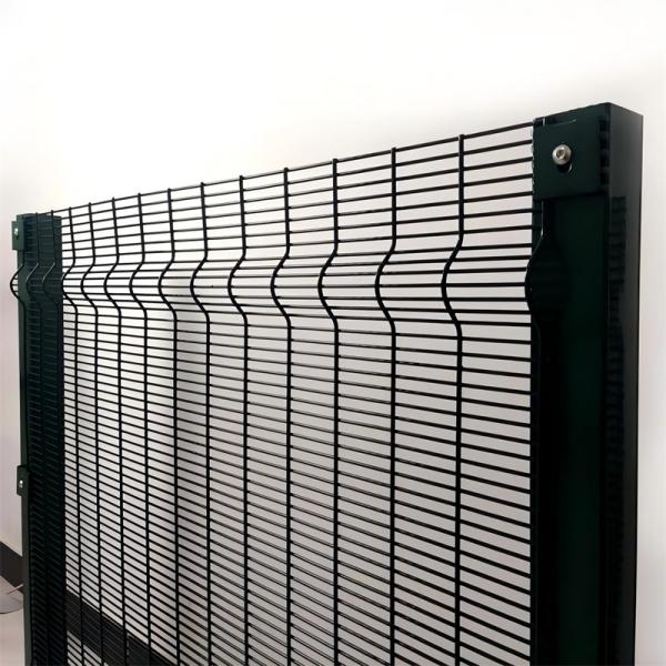 358 Welded Wire Anti Climb Mesh Metal Security Fencing For Airport Prison Jails
