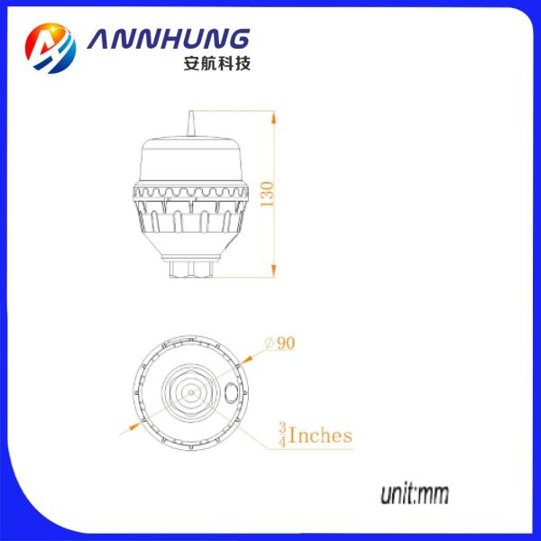 Infrared 32.5cd 10cd 3W Aviation Warning Lights For Tower