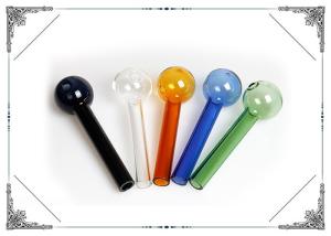 China Curved Pyrex Glass Oil Burner Glass Bong Water Pipes Hand Blown wholesale