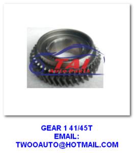 China Isuzu Gear Manual Transmission Parts 1 41/45t 4ja1 Pickup Panther Tfr 90&quot; wholesale
