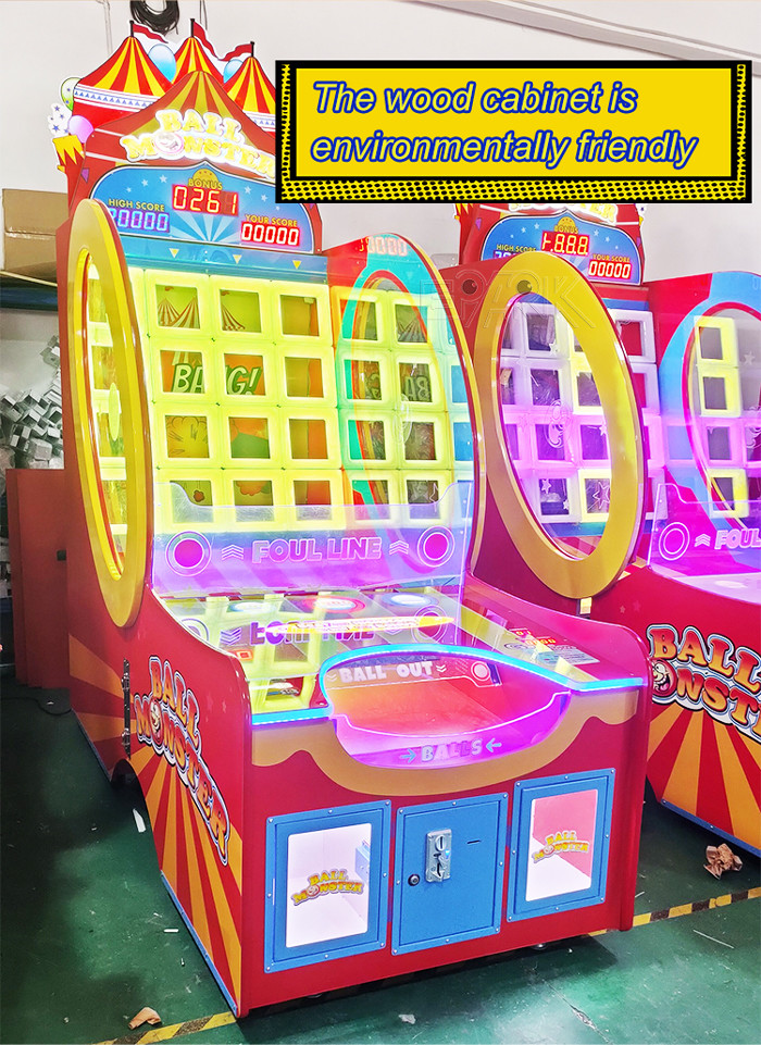Thowring Monster Ball Redemption Game Machine Coin Operated