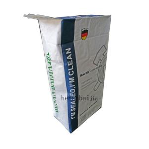China Customizable Waterproof 20kg 50kg Kraft Paper Valve Bag Packaging For Cement wholesale