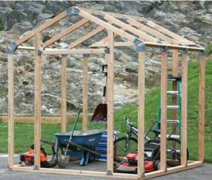 China Customized Metal Shed Kit for Silver Zinc Coated Barn Roof Durable and Strong wholesale