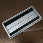 Hidden Table Top Both Side Open Aluminium Table Cable Management Box Outlet Box