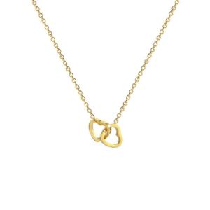 China Fashion Women Jewelry Stainless Steel Design Hollow Out Love Heart Pendant Necklace wholesale