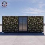 Modern Fold Out House Expandable Shipping Container Homes Green Blue Red White