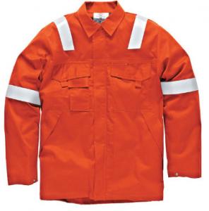 China Big And Tall Welding Flame Resistant Clothing Orange Color High Vis wholesale