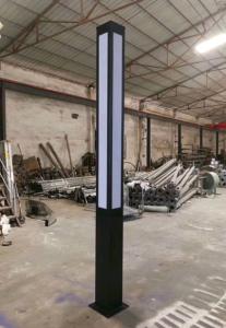 China Outdoor Cast Aluminum Decorative Light Poles Customized Color For Square wholesale