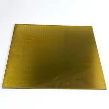 China H62 H65 Brass Plate 5mm , Thin Brass Sheet C67400 For Thermal Devices wholesale