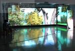 300Hz Large Viewing Angle Led Curtain Display Rear Access 9Kg / Cabinet