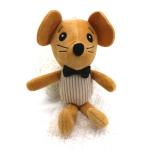 Compact Fleece Key Chain Cute Doll Samll Mouse Filled Cotton 3 Dimensional ODM