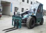 3.5 Ton Max lifting capacity Telescopic Boom Forklift , Diesel Small Knuckle