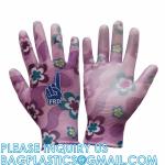 Nylon Knitted Polyurethane Palm Heavy Duty Work Fit Glove Knit Guantes De