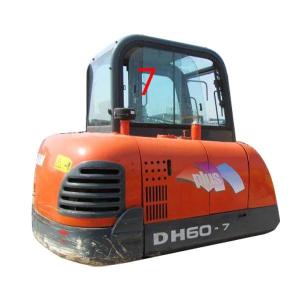 China Excavator Digger Window Replacement Right Side Position NO.7 wholesale