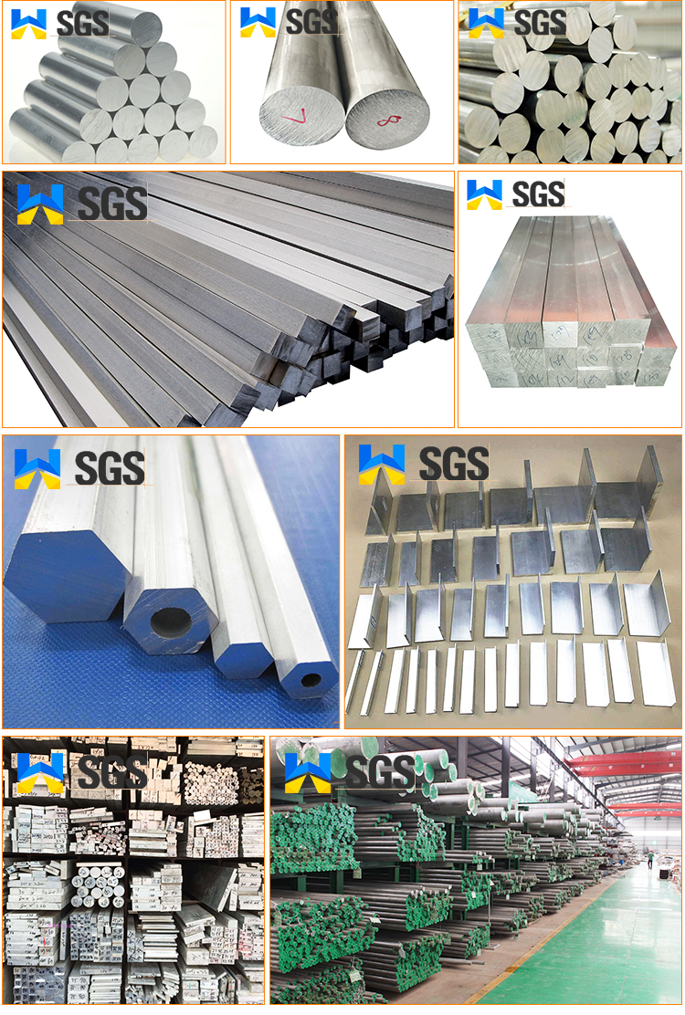 Round Aluminium Bar Extruded Rod 5083 H12 5000 Series