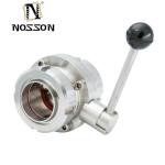 ISO9001 Certified SS304 SS316 Sanitary Stainless Steel Weld End Manual Type