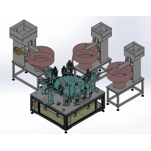 220V Automatic Screw Capping Machine Customized PLC Control System