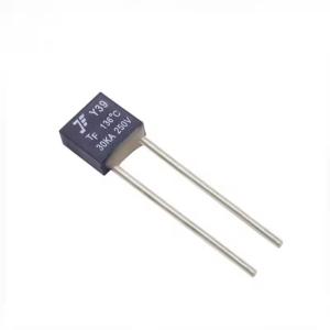 China 300V 250V 10A 20A 30A 40A 50A Radial Lead Square Resin Thermal Cutoff Fuse Electronic Component wholesale