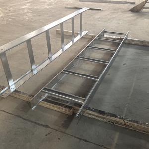 China Indoor Outdoor Ladder Type Cable Tray Trough With High Flexibility And Galvanized Protective Coating wholesale