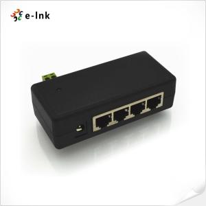 China IEEE802.3AF 802.3AT 4 Port Gigabit POE Injector Passive Power Supply wholesale