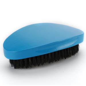 China Abeis Blue Wave Brush Soft Medium Boar Bristle For Hair Beard Mustache Grooming wholesale