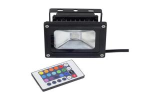 China Full Color Outdoor LED Flood Light IP65 , 10W Rgb Led Floodlight wholesale