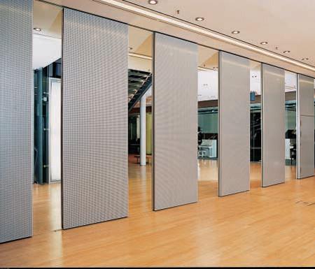 Quality Movable Acoustic Wooden Partition Wall Commercial Furniture Aluminum Frame for sale