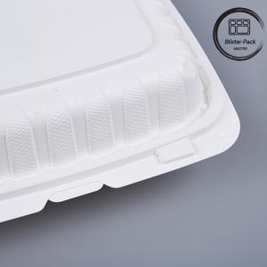 China Disposable Transparent Plastic Clamshell Takeout Containers for Restaurants Leakproof Design wholesale