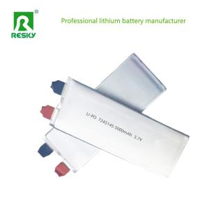 China Rechargeable Lithium Ion Polymer Battery Cell 7244145 3.7v 5000mAh 18.5wh 30C Power wholesale