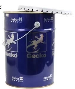 0.28-0.42mm 5 Gallon Paint Bucket Tinplate Pails With Castellated Lid For Paint Storage