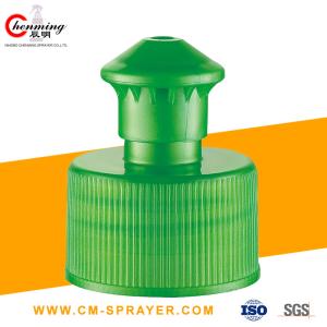 China 24/410 28/400 28-410 Squeeze Bottle Push Pull Cap For Water Bottles 38mm 28mm Push Pull Cap wholesale