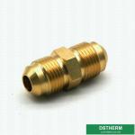45 Degrees Brass Angle Flare Fitting Equal Threaded Union Coupling Pipe Fittings